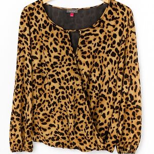 Stunning Leopard Print Blouse by Vince Camuto